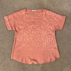 JODIFL Women’s Small 100% Polyester Leopard Print Top
